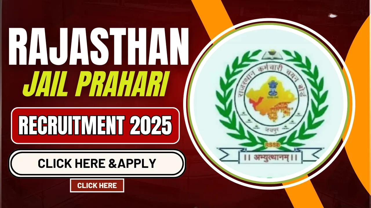 Rajasthan Jail Prahari Recruitment 2025